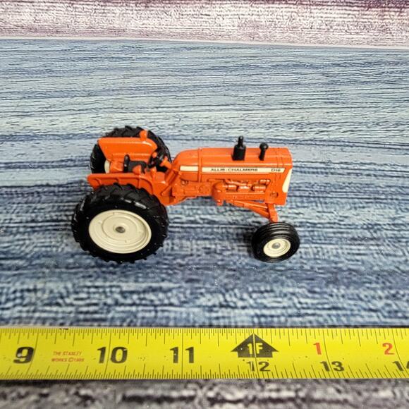Vintage 1989 Ertl 1/43 scale Allis-Chalmers D-19 w/frontend tractor orange/white - Picture 1 of 10